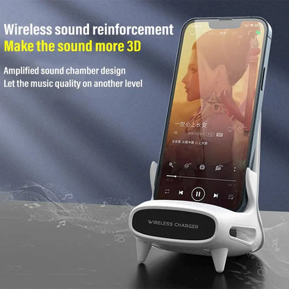 Mini Chair Wireless Charging Phone Stand