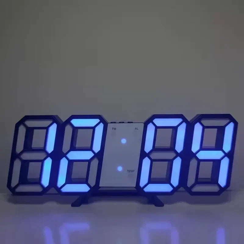 Clock 3D LED Digital Alarm Clock